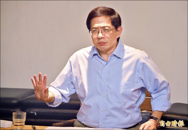 台大新任校長管中閔。(記者王藝菘攝) 台大新任校長管中閔。(記者王藝菘攝)