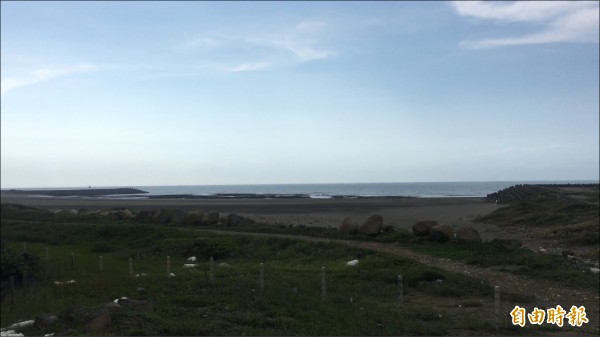 中油第三接收站預定地(記者黃佩君攝) 中油第三接收站預定地(記者黃佩君攝)