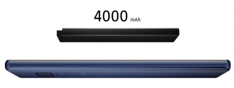 Galaxy Note 9電池容量高達4,000mAh，是Galaxy旗艦機有史以來的最高規格。（圖／三星）
