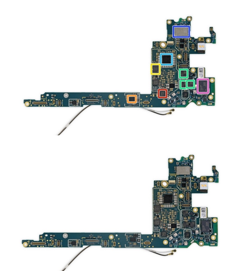 Google Pixel 3 XL。（圖翻攝自iFixit)