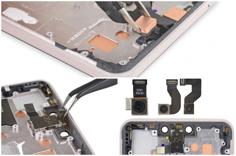 Google Pixel 3 。（圖翻攝自iFixit)