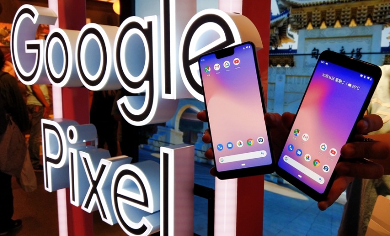 Google 旗艦雙機 Pixel 3系列，正式登台開賣，目前僅提供官網線上商店預購，11/1起陸續出貨。（圖／記者劉惠琴攝）