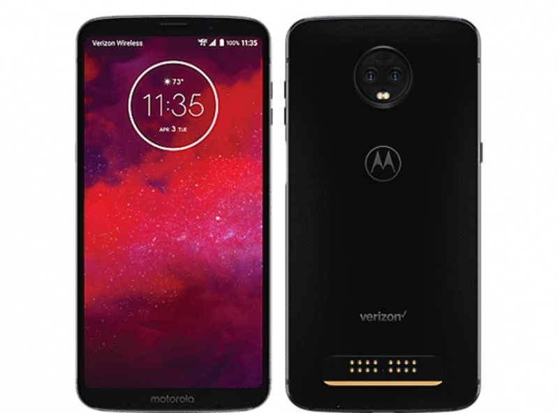 MOTO Z3，搭載 6 吋 Super AMOLED 螢幕。並可透過專屬MOD模組配件，擴充相機功能。（圖／翻攝自 Moto 官網）
