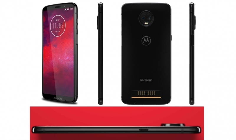 Moto Z3 機身僅有6.75mm，是款超薄的6吋螢幕旗艦機，搭載高通S835處理器。（圖／翻攝自 Moto 官網）