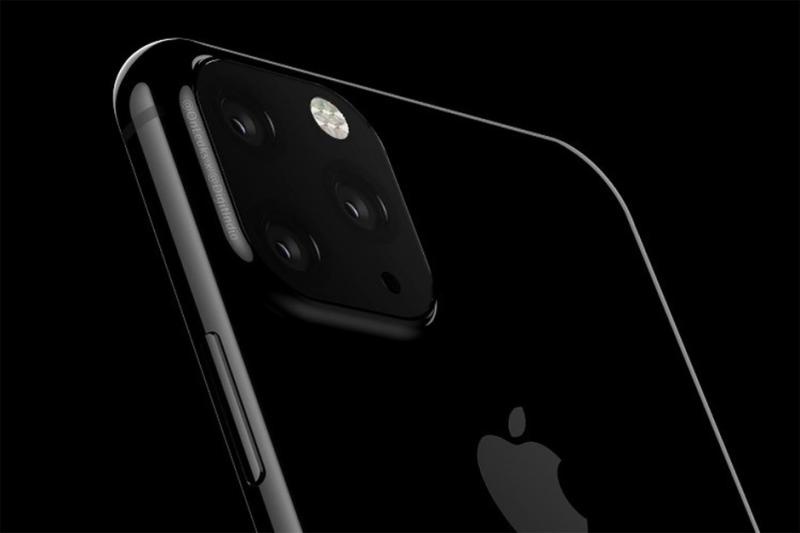 今年新款iPhone 傳出將搭載 3 鏡頭，先前曝光的概念渲染圖是採用方形矩陣的排列設計。（圖／翻攝自 Onleaks）