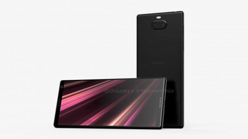 爆料達人Onleaks 釋出SONY Xperia XA3  Ultra渲染設計圖，傳將採用6.5吋螢幕、主相機配置雙鏡頭。(圖／翻攝自Mysmartprice）