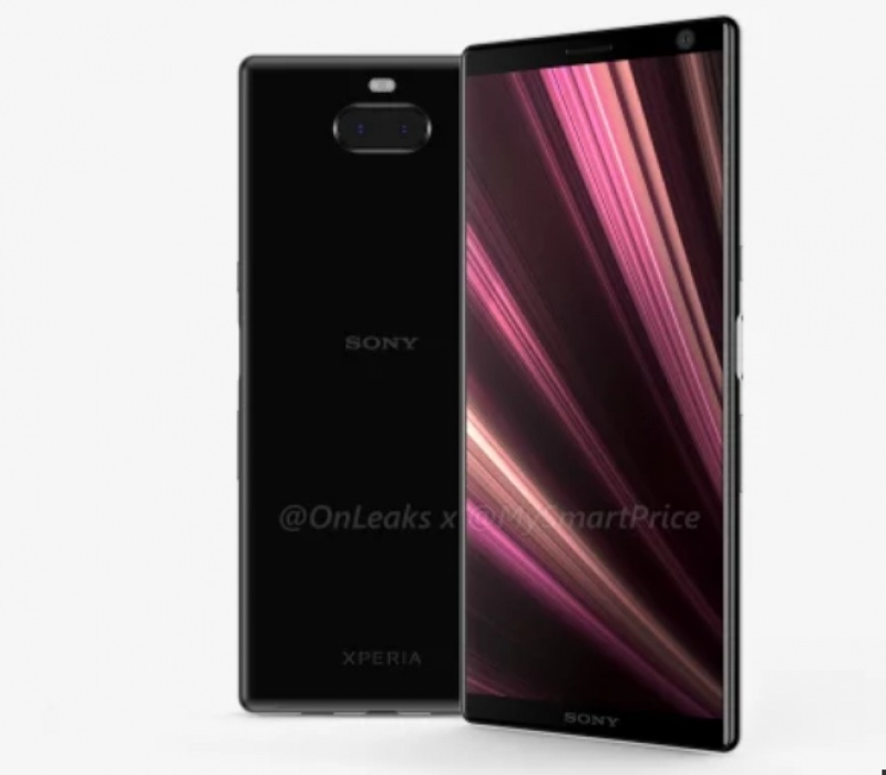 爆料達人Onleaks 釋出SONY Xperia XA3  Ultra渲染設計圖，傳將採用6.5吋螢幕、主相機配置雙鏡頭。(圖／翻攝自Mysmartprice）