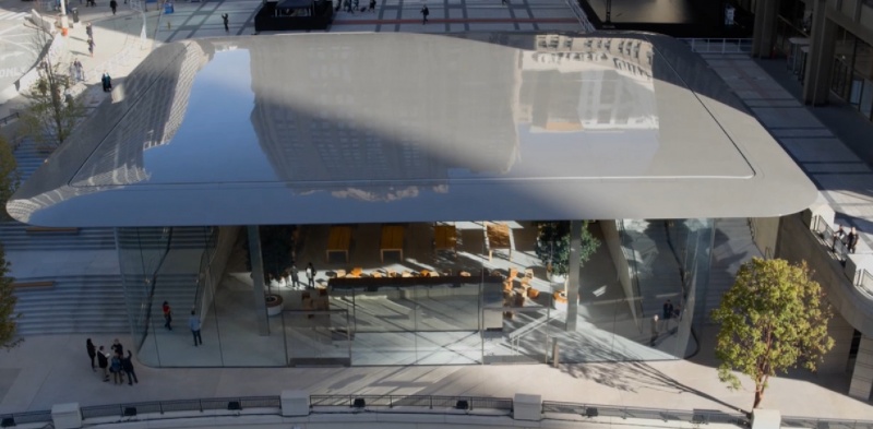  Apple Michigan Avenue 旗艦直營店已於2017年10月正式啟用。（圖片來源／蘋果官網）
