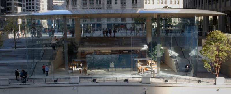 蘋果 Apple Michigan Avenue 旗艦直營店已於2017年10月正式啟用。（圖片來源／蘋果官網）