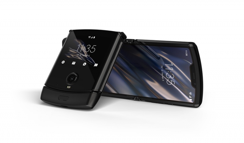 MOTO RAZR 2019 摺疊超薄雙螢幕智慧手機。（圖／MOTO官網）