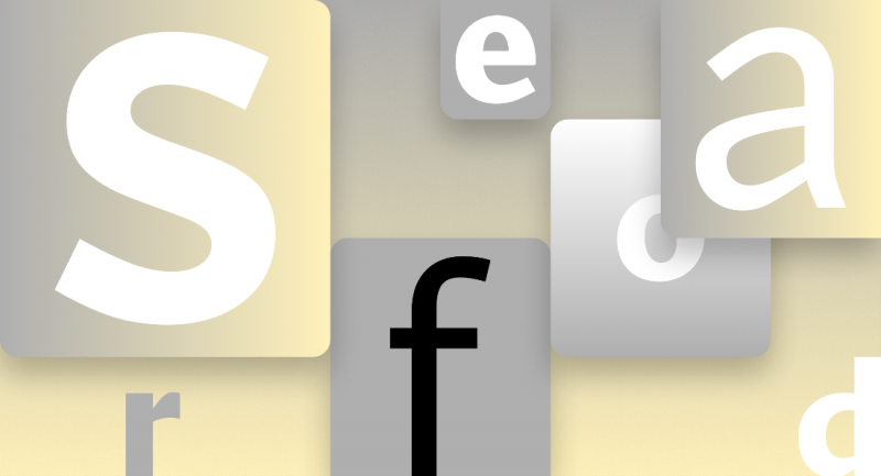 微軟原創設計的全新字體「SEAFORD」樣式。（圖翻攝微軟官網）