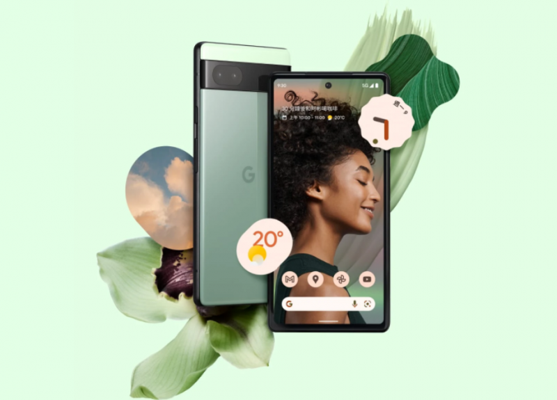 Google於去年推出Pixel 6a中階防水手機，7月在台上市，6GB搭128GB，建議售價13,990元。（圖翻攝Google官網）

