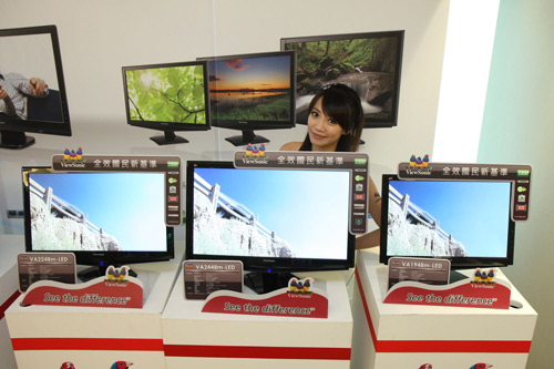 ViewSonic 推出 1  毫秒反應時間  LED 液晶顯示器
