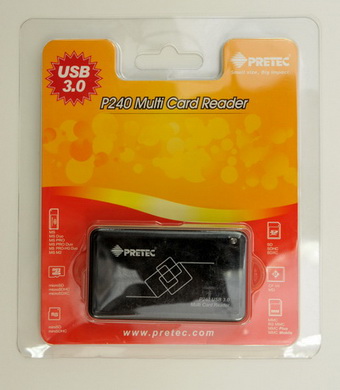 Pretec P240 USB 3.0高速讀卡機實測