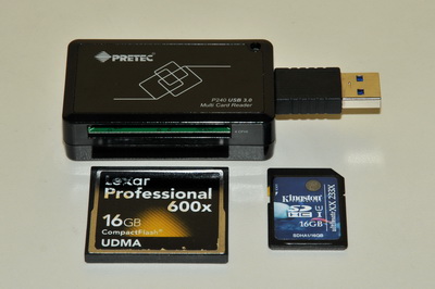 Pretec P240 USB 3.0高速讀卡機實測
