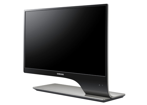 全球首創流線非對稱設計 LED Monitor 在台亮相 - Samsung 3D LED Monitor SA950