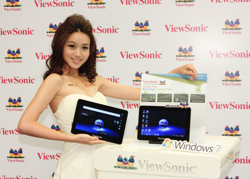 ViewSonic 發表 Windows 7 專業版智慧平板  ViewPad 10pro
