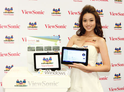 ViewSonic 發表 Windows 7 專業版智慧平板  ViewPad 10pro