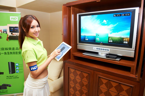 WD 推出新款無線串流媒體播放器 WD TV Live
