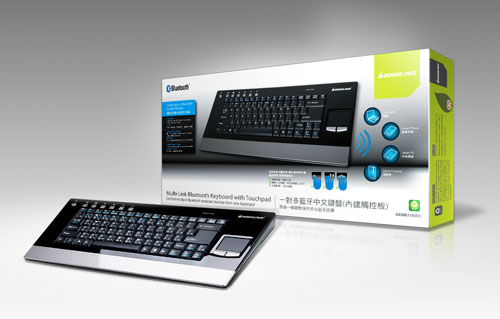 IOGEAR 發表內建觸控板的藍牙中文鍵盤