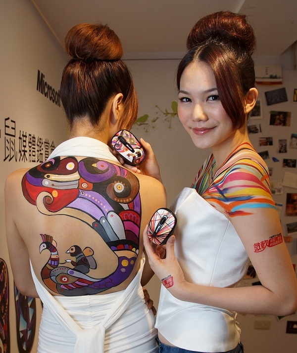 藝術彩繪滑鼠 滑出一天好心情 龍紋滑鼠 滑出一年好運道