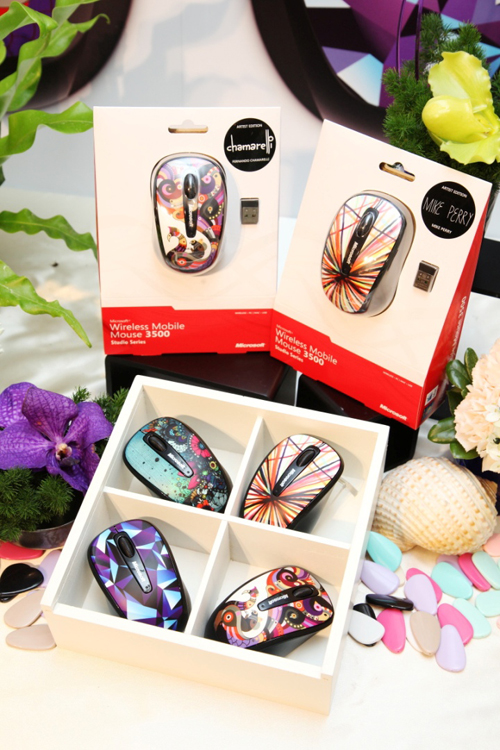 台灣微軟發表藝術家系列滑鼠