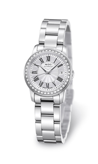 MIDO 美度表發表 2011  銀色聖誕限量版 Baroncelli 永恆系列冰晶女仕鑽錶