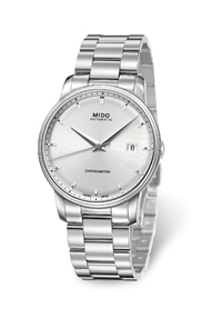MIDO 美度表發表 2011  銀色聖誕限量版 Baroncelli 永恆系列冰晶女仕鑽錶