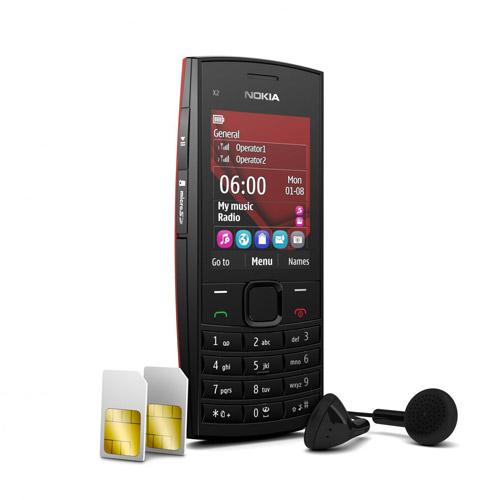諾基亞推出 Nokia X2-02 雙卡雙待