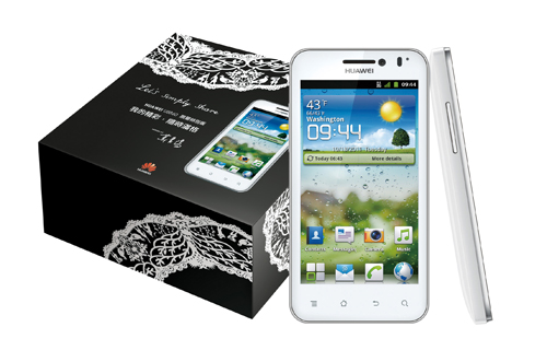 HUAWEI U8860 與蕭青陽合作 雪白新色限量登場