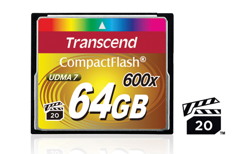 創見發表最高容量 64GB 600X CF 記憶卡