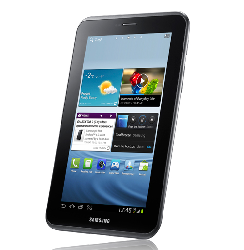 三星首款 Android 4.0 平板 GALAXY Tab 2 正式亮相!