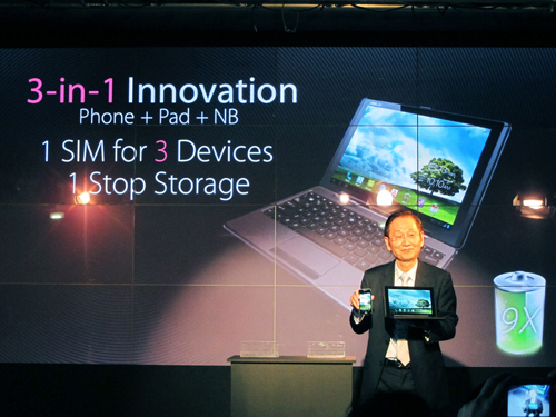 華碩超級智慧手機 PadFone 問世