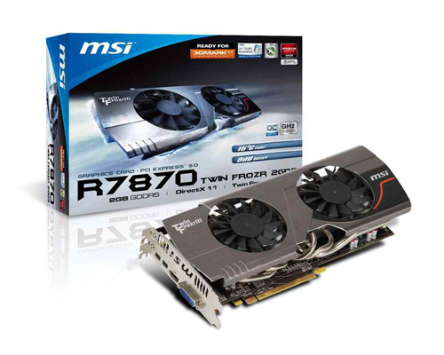 微星發表 R7800 Twin Frozr 系列顯示卡