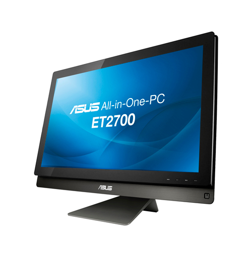 華碩ASUS 推出 ET2700 All-in-One PC 系列,全球首款採用 Windows 平台的 27 吋多功能個人電腦。