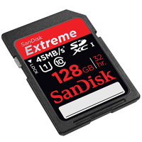 SANDISK 發表 EXTREME 128GB SDXC 記憶卡速度更快 SANDISK 發表 EXTREME 128GB SDXC 記憶卡速度更快