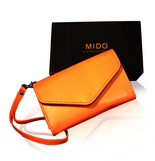 MIDO 美度表限量漾橘多功能手拿包