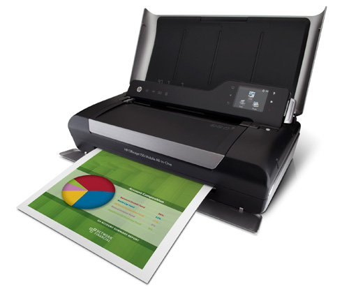 HP Officejet 150 Mobile 全球第一款行動多功能事務機機,具備長效鋰離子電池,與內建無線藍牙 (Bluetooth) 功能,適合需要輕巧耐用的列印、掃描及影印功能的行動商務人士