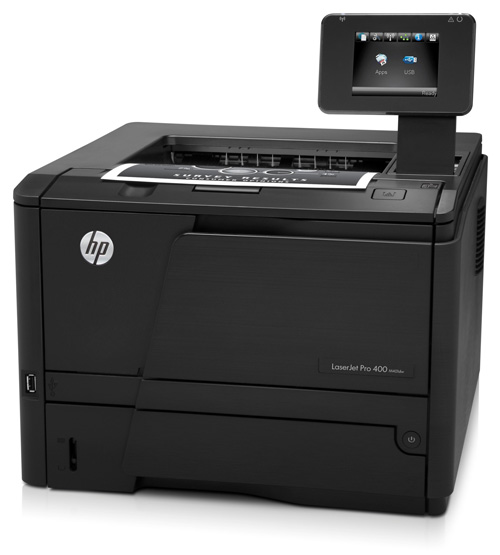 HP LaserJet Pro 400 M401 為最新內建雲端連網功能之雷射印表機,支援所有 HP 獨家ePrint 雲端行動列印解決方案,並支援 Apple AirPrint  與 Google CloudPrint,使用者可隨時隨地使用行動裝置完成列印工作