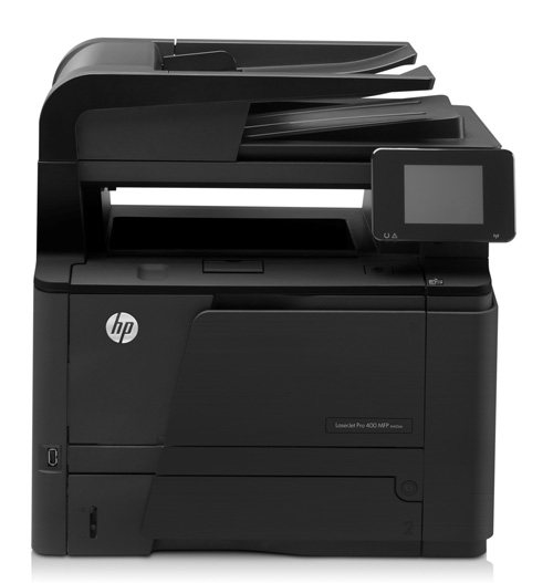 HP Laserjet Pro 400 M425, HP 第一款雲端連網功能的雷射多功能印表機 (MFP),支援 HP 獨家 ePrint 雲端行動列印解決方案,內建的3.5 吋彩色觸控螢幕,可輕鬆且簡單的進行列印相關工作,並可存取商業列印應用程式