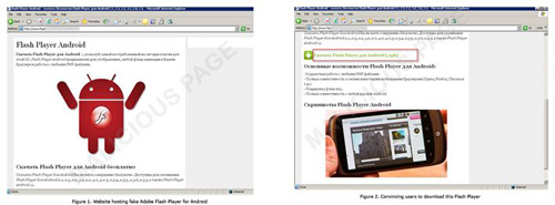 假 Adobe Flash Player 應用程式下載網頁,下載後使用者將收到簡訊費暴增的帳單,荷包大失血。