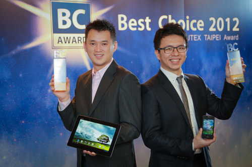 華碩無限變形平板 Transformer Pad Infinity、PadFone 獲 Best Choice雙料金獎