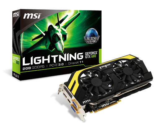 微星正式發表 GTX 680 Lightning 顯示卡