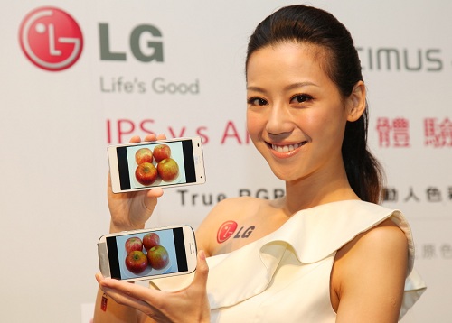 LG Optimus 4X HD 搭載高達313ppi的像素密度的Stripe RGB IPS面板,完整呈現真實色彩與銳利、清晰的文字