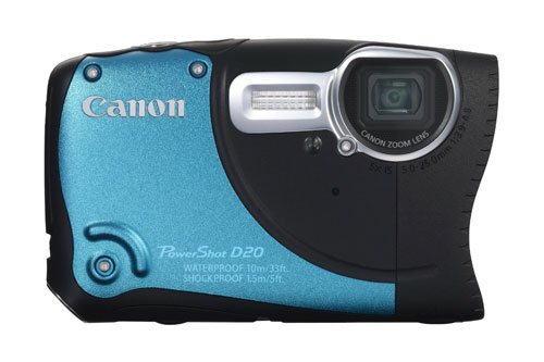 Canon 推出防水數位相機 PowerShot D20