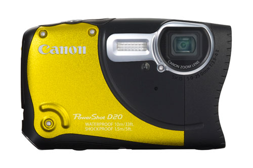 Canon 推出防水數位相機 PowerShot D20