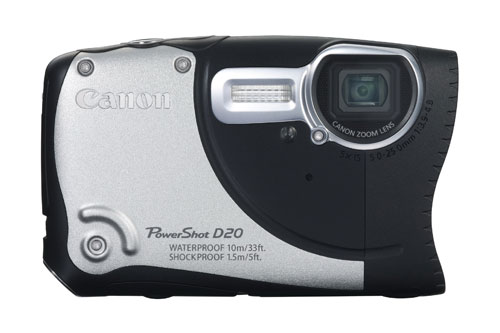 Canon 推出防水數位相機 PowerShot D20