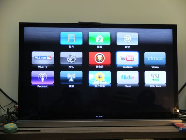 Apple TV不同國家地區會有不同服務。