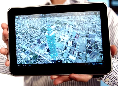 預載「Google地球」App,3D 貼圖流暢無比。