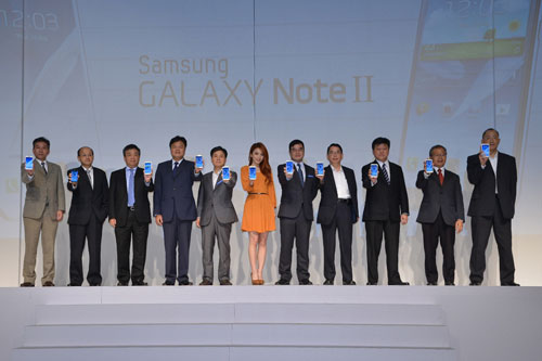 Samsung GALAXY Note II 隆重登台